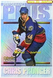 OPC CHROME 1998 CHRIS PRONGER NHL ST. LOUIS BLUES SEASON'S BEST REFRACTOR #SB25 - Picture 1 of 2