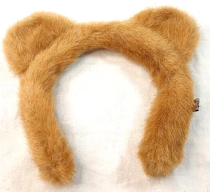 Boyde's Bear Hairband With Ears Faux Fur Light Brown Hair Accessories - Picture 1 of 5