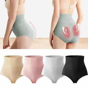 Woman High Waist Slimming Body Shaper Panty Tummy Control Underwear Shapewear CA - Picture 1 of 18
