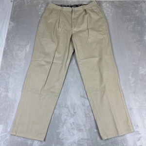 VTG Polo Golf Ralph Lauren Classic Fit Golf Pants Men's Size 36x32 Beige USA - Picture 1 of 12