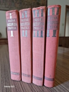 NUOVA ENCICLOPEDIA PRATICA Ediz. CAVALLO, 4 VOLUMI - 7° Edizione anno 1947 - Foto 1 di 9