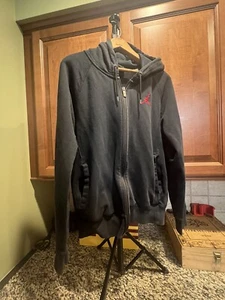 Jordan - Mens S - Black Zip Up Hoodie - Jumpman Logo - Fast Shipping - Picture 1 of 5