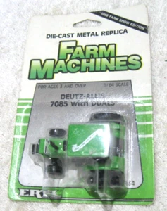 VINTAGE 1988 ERTL 7085 DEUTZ ALLIS 1/64 TRACTOR W/DUALS FARM TOY SHOW EDITION - Picture 1 of 1
