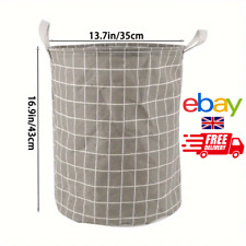 Laundry Basket Bin Clothes Washing Hamper Storage Large Bag Collapsible Foldable
