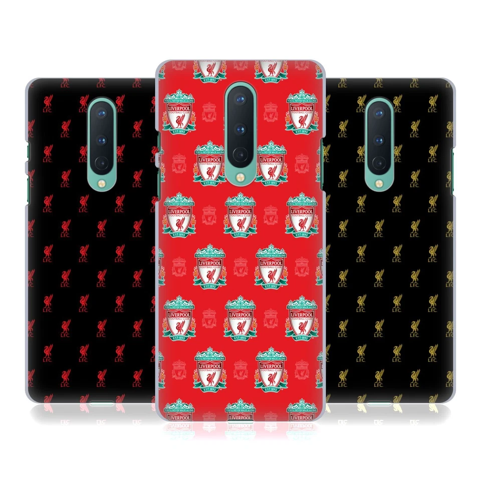 LIVERPOOL FC LFC CREST & LIVER BIRD PATTERNS BACK CASE FOR ONEPLUS ASUS AMAZON - Image 1 of 4