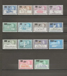 BRITISH ANTARCTIC TERRITORY 1971 SG 24/37 MNH - Bild 1 von 2