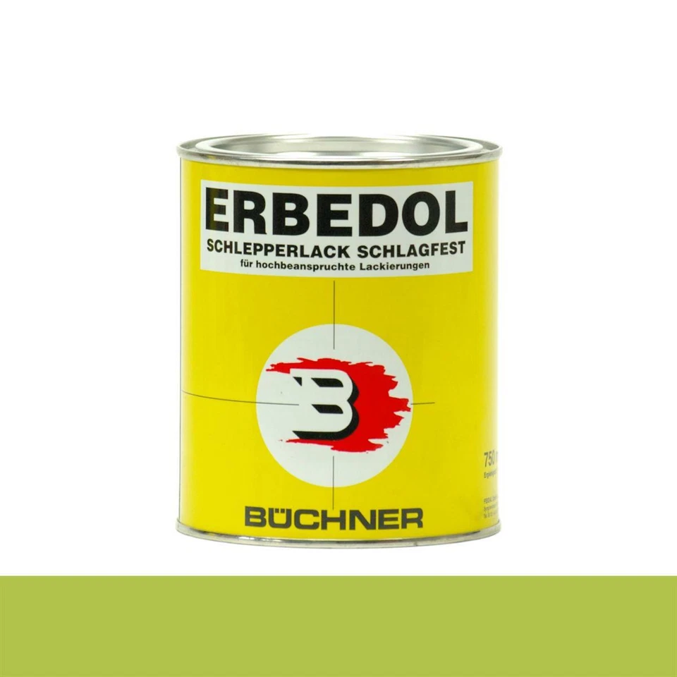 Büchner Erbedol MB-TRAC/Unimog gelbgrün Lack Farbe SL6620 750ml