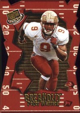 2000 Press Pass Breakout Cincinnati Bengals Football Card #BO1 Peter Warrick