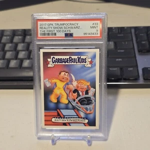2017 Topps Trumpocracy Arnold Schwarzenegger Donald Trump PSA 9 MINT #33 GPK - Picture 1 of 2
