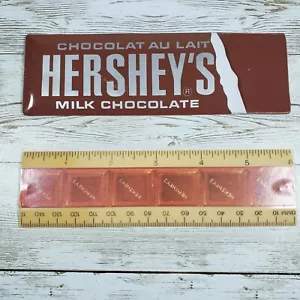 Hershey's Milk Chocolate 6 Inch Ruler w Vinyl Carrying Case 150 mm Hong Kong - Picture 1 of 8