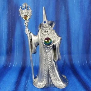 Dragon Wizard Pewter Figurine Ray Lamb US Made New *NIB* - Picture 1 of 14