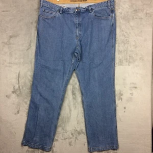Pantalones de mezclilla Duluth Trading Flex para salón de baile talla 46x34 lavado medio tiro medio azules - Imagen 1 de 24