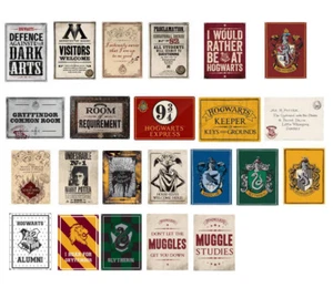 OFFIZIELLE HARRY POTTER KLEINE ZINN METALLWAND TÜRSCHILD TAFEL GEMEINER RAUM DUNKLE KUNST - Bild 1 von 24