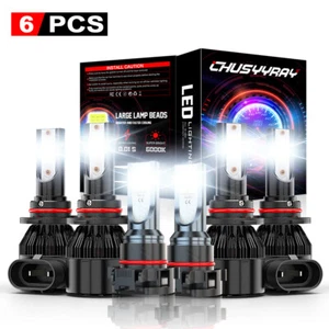 Para For Jeep Cherokee 2016-2018 faros LED de haz alto / bajo + luces antiniebla - Picture 1 of 20