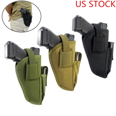 US Tactical Ambidextrous Pistol Gun Holster fit for medium to full size handguns - Image 1 of 4