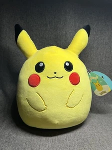 Pokemon Squishmallow Pikachu Plüschtier Neu 10 Zoll Kellytoy Brandneu mit Etikett Brandneu mit Etikett - Bild 1 von 11