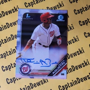 TELMITO AGUSTIN 2019 Bowman Chrome #CPA-TA Prospects Autographs RC / Rookie AUTO - Foto 1 di 3
