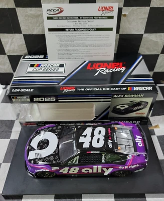 Alex Bowman #48 Ally 2025 Chevrolet ZL1 L.E. Scala 1:24 C482523ALYAL - Immagine 1 di 4
