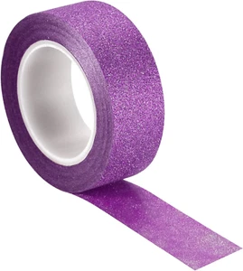 0.6Inch X 32.8Ft Glitter Tape, Decorative Craft Tape Self Adhesive Stick 1.5Cmx1 - Picture 1 of 5