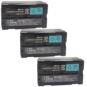 Batteria 3 pezzi 7,2 V 5240 mAh BDC70 per stazione totale SOKKIA, GPS, SRX, GRX, HIPER V - Foto 1 di 6