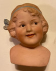 Rare German Bisque Doll Head by Gebruder Heubach