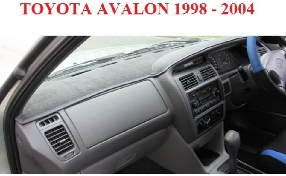 BLACK DASH MAT, DASHMAT, DASHBOARD COVER FIT TOYOTA AVALON 1998-2004 - image 1 of 4