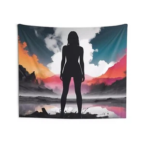 Lady Nature - Wall Tapestry Large Hanging Room Vintage Home Art Poster Decor - Picture 1 of 2