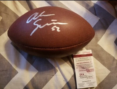 Alec Ogletree Autographed Replica Football JSA COA Chicago Bears - Image 1 of 2