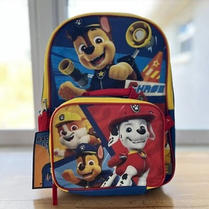 Paw Patrol Boys 16 Inch Backpack With Removable Matching Lunch Box Set - Picture 1 of 4