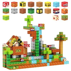 100PCS Magnetic Blocks - Building Cube Game Toys for Kids Ages 3-5 4-8 8-12, ... - Picture 1 of 7