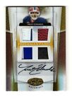 2007 Leaf Certified Trent Edwards Mirror Gold Patch Ball Shoe Helmet Auto RC /25