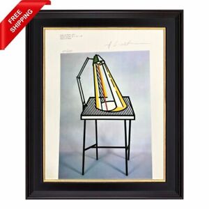 Roy Lichtenstein - Lamp on Table, Original Hand Signed Print with COA