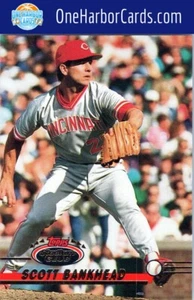 1993 Stadium Club Cincinnati Reds Baseball Card #145 Scott Bankhead - Picture 1 of 2