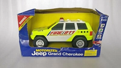 1995 Buddy L Motorized 4x4 JEEP Grand Cherokee Toy Fire 911 Vehicle NIB Vintage - Image 1 of 4