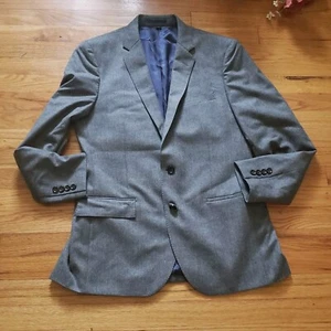 J CREW Ludlow Gray Vitale Italian Wool Flannel Blazer Jacket Sport Coat 4OR - Picture 1 of 13