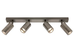Cougar Lighting Stockholm 4lt Rail Titanium - STO4RT - Picture 1 of 1
