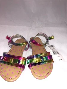 Sandali Piper bambina bambina nuovi con etichette - multicolore - bambino taglia 7 arcobaleno - Foto 1 di 6
