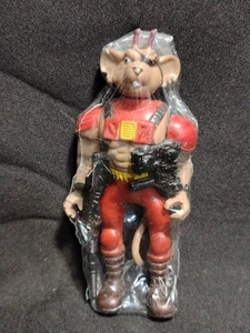 VTG biker mice from mars HARD PLASTIC FIGURE MEXICAN KO BOOTLEG TOY UNOPENED 2 - Picture 1 of 5