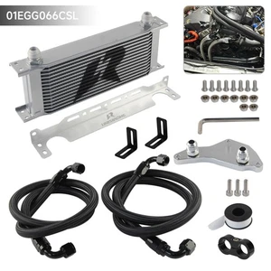 15 Rows AN10 Oil Cooler Thermostat Adapter Kit For BMW N54/N55 E90 E91 E92 E93 - Picture 1 of 11
