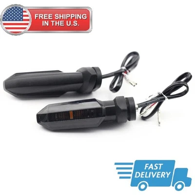 Rear LED Turn Signals Lights Smoke Fit For Honda NC750S NC700S NC700D Integra — 第 1/4 张图片