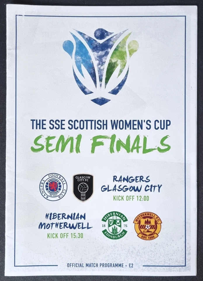 Womens Scottish Cup Semi - 2019 - Rangers v Glasgow City / Hibs v Motherwell - Image 1 of 1