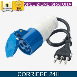 Spina e Presa Industriale 16A 2P+T 220-250V Cavo incluso - Foto 1 di 1