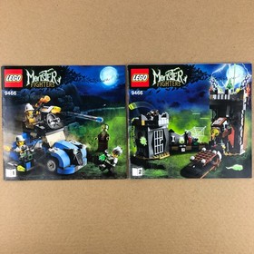 Lego Monster Fighters The Crazy Scientist & His Monster 9466 Manual Booklet ONLY