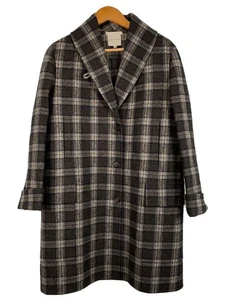 CELINE Other Coat 36 Wool Black Check 128052138 Used - Picture 1 of 9