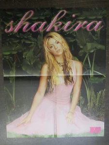 SHAKIRA & EMINEM QUAD FOLD PIN UP CENTERFOLD POSTER M TEEN MAGAZINAUSSCHNITT 094 - Bild 1 von 2