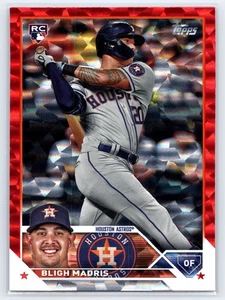 2023 Topps Update Red Foil /199 Bligh Madris #US9 Rookie RC Houston Astros - Picture 1 of 3