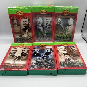 The Unknown Civil War 6 VHS Tapes Vicksburg/Shiloh/Gettysburg 2 Sealed Read Desc - Picture 1 of 12