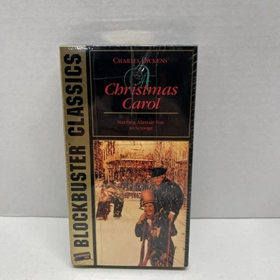 Charles Dickens A Christmas Carol VHS 1951, 1994 Blockbuster Classics Release! - Image 1 of 4