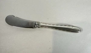 Handtuch Silber Flöten Sterling hohler Griff rostfreie Klinge Buttermesser 6" - Bild 1 von 5