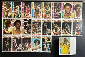 1976 Topps Basketball Complete Set (144) Dr J, Jabbar, Gervin, Walton, EXMT+ HOF - Picture 1 of 9